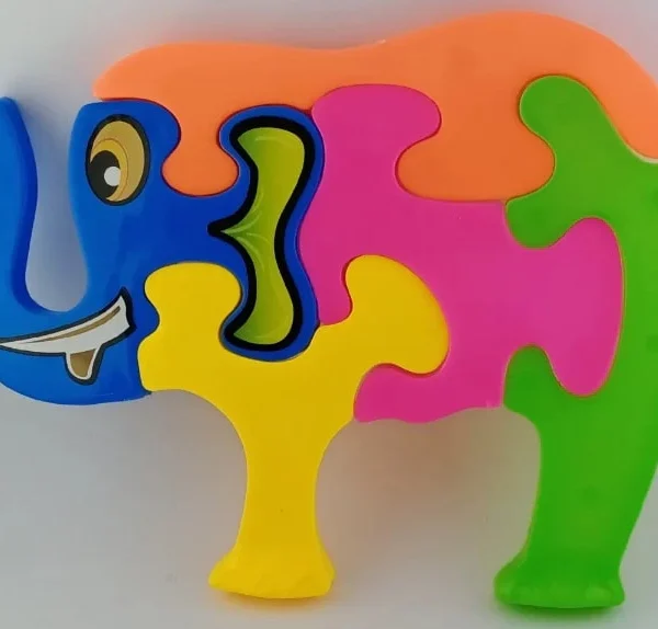 Personalized Elephant Educational Puzzle For Kids
