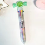 1 Pcs Sweet Playful 10 in 1 Multicolour Ball Point Pen - Image 2