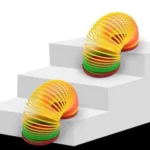 1PC Rainbow Coil Party Walking Slinky Spring Toy - Image 2
