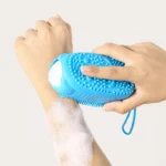 Silicone Body Scrubber Shower Scrub Sponge