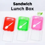 Sandwich Lunch Box With Fork for Kid - Image 2