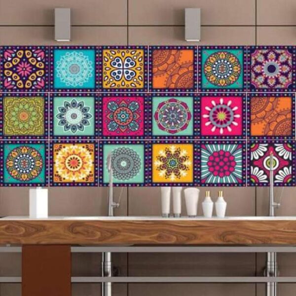 12Pcs Tiles Stickers