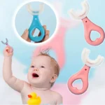 U-Shaped Silicone Baby Toothbrush - Image 2
