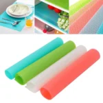 4 PC Waterproof Anti-Slip and Anti-Skid Non-Adhesive Plastic Mats - Image 2