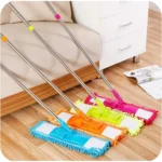 360 Flat Microfiber Floor Cleaning Mop with Resizable Handle - Image 3