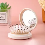 Cute Mini Pocket Mirror Folding Comb - Image 2