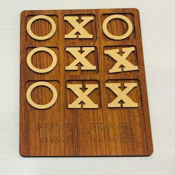 Wooden Tic-Tac-Toe Games Toys For Kids.
