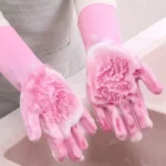 1 Pair Silicone Cleaning Gloves - Image 2