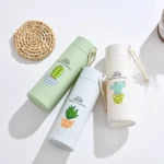 Cactus Design Insulated Water Bottle