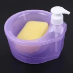Dish Soap Dispenser With Sponge - Image 3
