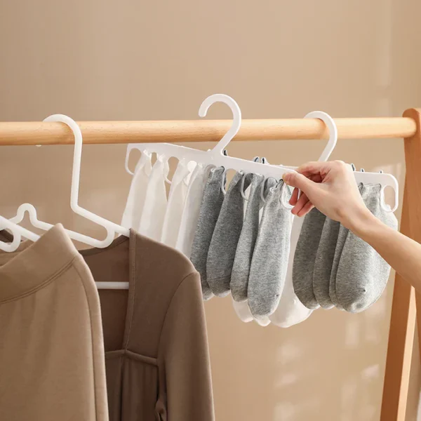 9-Slot Space-Saving Clothes Hanger