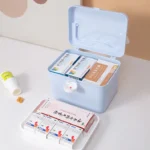 Portable Double Layer Medicine Box - Image 4