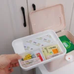 Portable Double Layer Medicine Box - Image 2