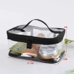 Waterproof Transparent PVC Cosmetic Storage Organzier Bag - Image 3