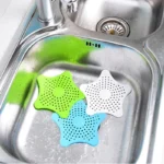 3Pcs Silicone Star Shaped Sink Filter Hair Catcher Strainers for Sink - Image 2