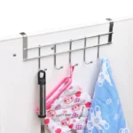 Stainless Steel Kitchen 5 Hook Door Hanger - Image 3