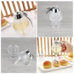 No Drip Honey Dispenser Jar Pot With Stand - Image 3