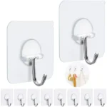 10Pcs Wall Adhesive Hooks - Image 2