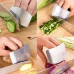 1Pcs Stainless Steel Finger Protector Knife Shield Protection - Image 3