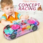 Transparent Colorful Car Toy