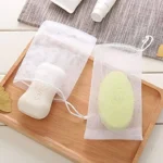 2Pcs Facial Cleanser Manual Foaming Net Bag Wash Face - Image 2