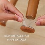 4 Pcs Silicone Chair Foot Covers - Image 3