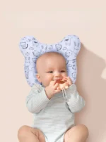 Adorable Butterfly Patterned Kids Travel Neck Pillow - Image 2