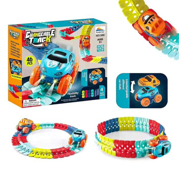 138 pcs Car Track Set Race Toys For Kids