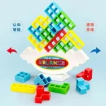 16 Blocks Interactive Balance Stacking Building Blocks Game - Image 2