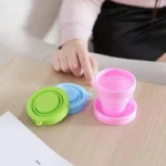 Silicone Collapsible Travel Sport Folding Cup - Image 2
