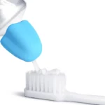 1 Pair Toothpaste Chrome Cherry Self Closing Silicone Caps - Image 4