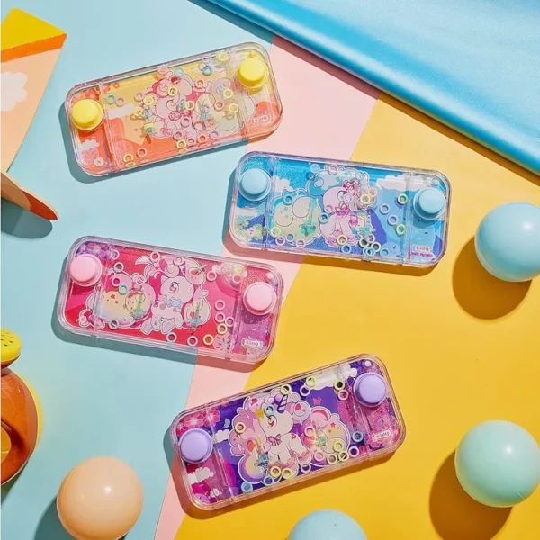 Handheld Water Game With Cute Cartoon Design
