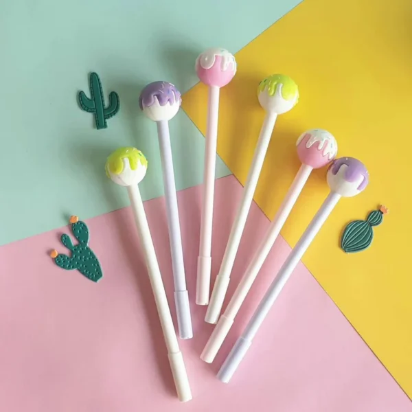1 Pcs Iced Lolly Pop Gel Pen(Random Colour)